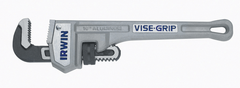 6'' Pipe Capacity - 48'' OAL - Cast Aluminum Pipe Wrench - Apex Tool & Supply