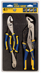 Pliers Set -- #2078707; 4 Pieces; Includes: 6" Diagonal Cutter; 6" Slip Joint; 8" Long Nose; 10" Groove Joint - Apex Tool & Supply