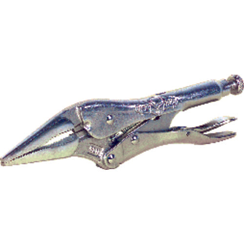 Vise-Grip Long Nose Locking Pliers with Wire Cutter - 6LN Plain Grip 2 1/4″ Capacity 6″ Long - Apex Tool & Supply