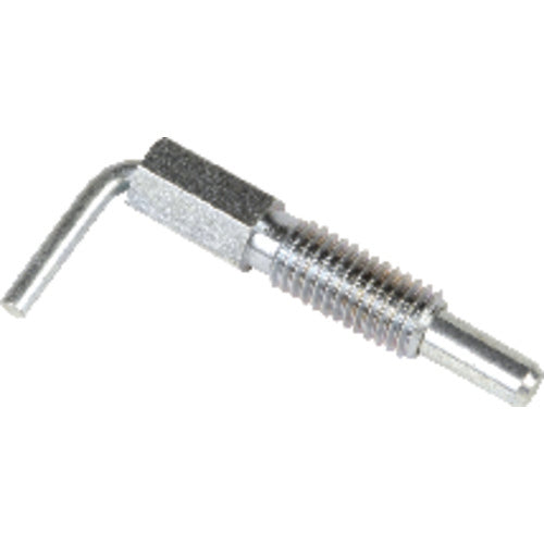 Lever type Steel Plunger 1/2″–13, Non-Locking, Zinc Plated Clear Chromate Finish - Apex Tool & Supply