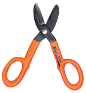 3'' Blade Length - 12-1/2'' Overall Length - Straight Cutting - Straight Patter Snips - Apex Tool & Supply