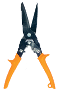 3'' Blade Length - 10-1/2'' Overall Length - Straight Cutting - MultiMaster Snips - Apex Tool & Supply