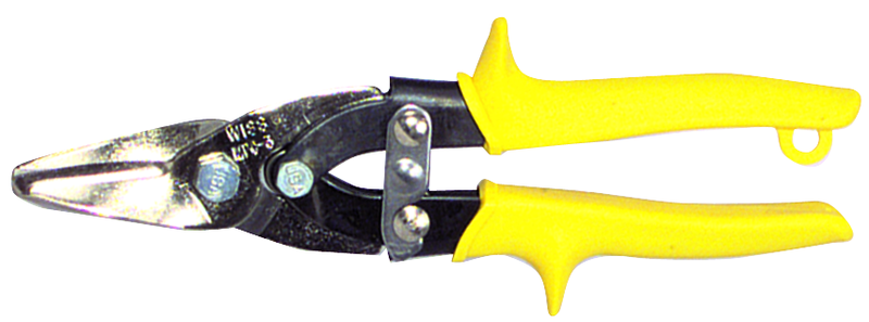 1-3/8'' Blade Length - 9'' Overall Length - Straight Cutting - Metal-Wizz Multi-Purpose Snips - Apex Tool & Supply