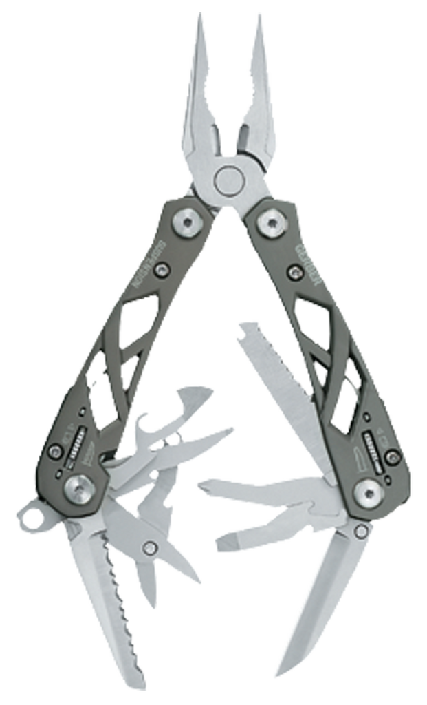 Gerber Suspension - 12 Function Multi-Plier. Comes with nylon sheath. - Apex Tool & Supply