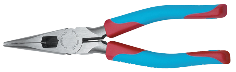 Channellock Long Needle Nose Pliers -- #318CB Cushion Grip 8.5'' Long - Apex Tool & Supply
