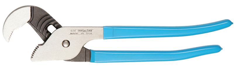 Channellock Tongue & Groove Pliers - Nut Buster -- #414 Comfort Grip 2'' Capacity 14'' Long - Apex Tool & Supply