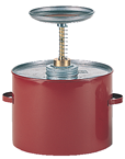 #P702; 2 Quart Capacity - Safety Plunger Can - Apex Tool & Supply