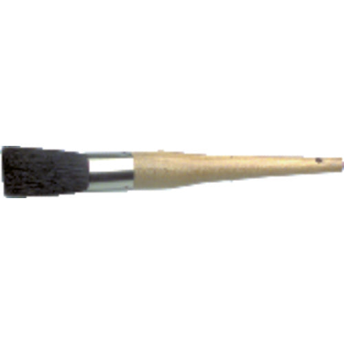1″ × 5/8″ - Black China Bristle Oval Chip & Oil Industrial Hand Brush - Apex Tool & Supply