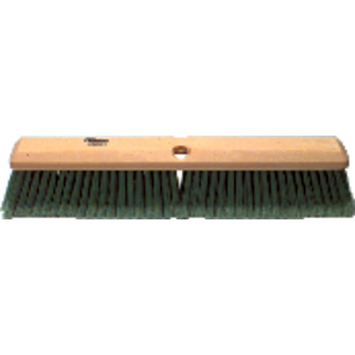 18″ - Yellow Medium Perma Sweep Broom With Handle - Apex Tool & Supply
