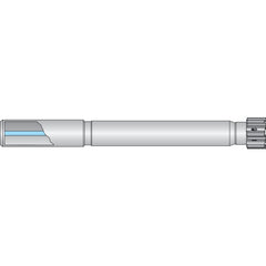LNG ARBOR 002 SERIES 16MM SHK ALVAN REPLACEABLE HEAD MANDREL - Exact Industrial Supply