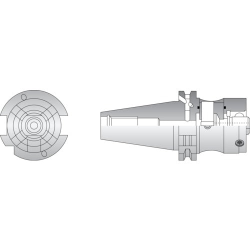MODULAR BASIC SHANK ISO40 ALVAN MODULAR SHANK - Exact Industrial Supply