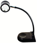 7 LED Spot Light  Dimmable  17" Flexible Gooseneck Arm  Desk Base - Apex Tool & Supply