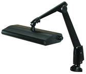 Broad Area Coverage LED Task Light  Dimmable  31" Floatng Arm  Clamp - Apex Tool & Supply