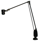 High Power LED Spot Light  Dimmable  38" Floating Arm  Sturdy Clamp Base - Apex Tool & Supply