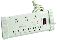 15 Amp; 120 Volt; 9 Plug Office Grade Surge Strip - Beige - Apex Tool & Supply