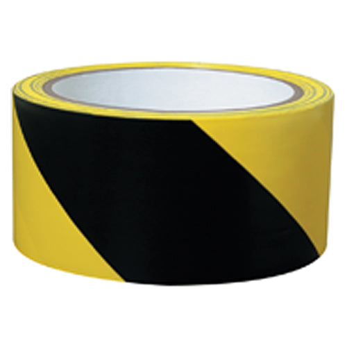 2″ × 36 yds Yellow / Black Hazard Tape - Apex Tool & Supply