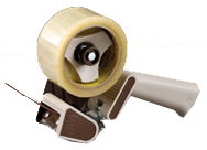Tape Dispenser -For 2" Box Sealing Tape - Apex Tool & Supply