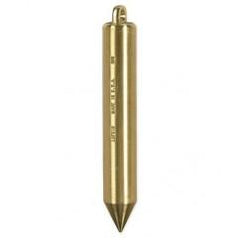 20 OZ PLUMB BOB BRASS INAGE - Apex Tool & Supply