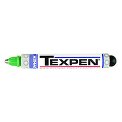 Texpen Medium Marker - Stainless Steel Ball Tip - Green - Apex Tool & Supply