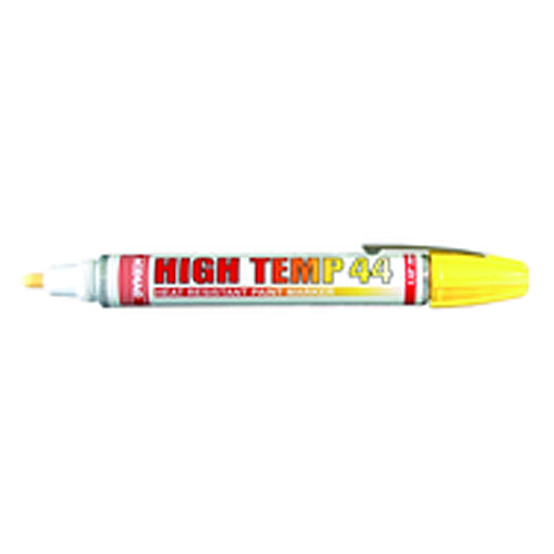 High Temperature AM 44 Marker - Felt Tip - Yellow - Apex Tool & Supply