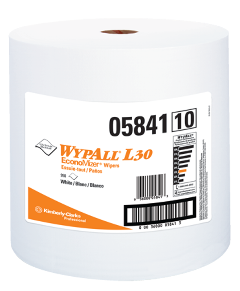 12.5 x 13.4'' - Package of 900 - WypAll L30 Jumbo Roll - Apex Tool & Supply