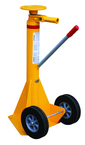Ratchet Trailer Stabilizing Jacks - #LOJ - Includes reflective collar - High strength steel construction - 10" hard rubber wheels - Apex Tool & Supply