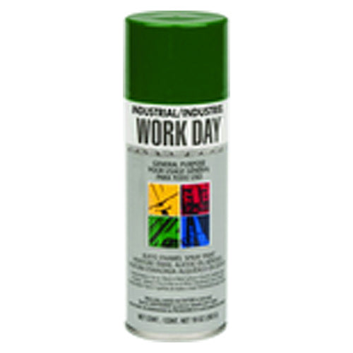 Work Day Aerosol Enamel Paint Green - Apex Tool & Supply