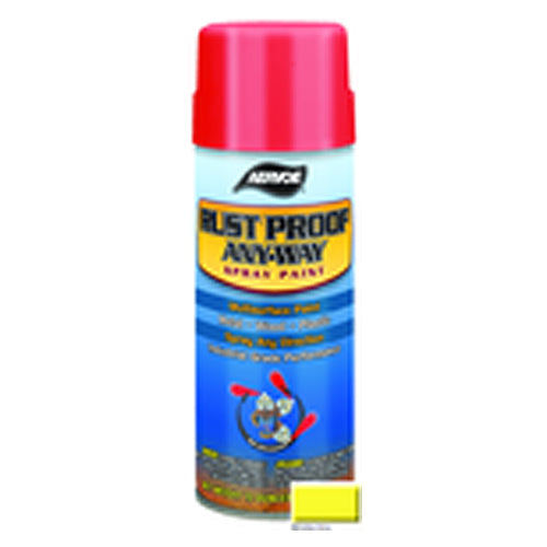 12oz Aerosol Rust Proofing Paint Safety Yellow - Apex Tool & Supply