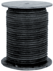 #L12RM100 - 1/2'' ID x 100 Feet - Black Rubber - Rubber Hose - Apex Tool & Supply