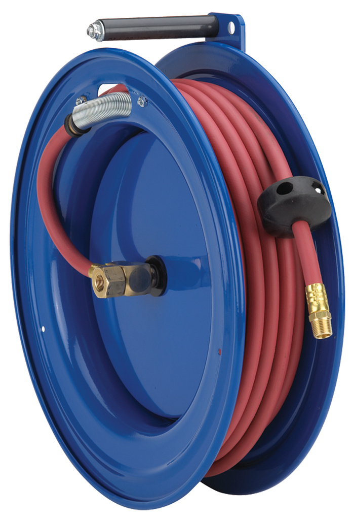 #SR17-L350 For 3/8" x 50' Hose Spring Rewind Hose Reel RightMount - Apex Tool & Supply