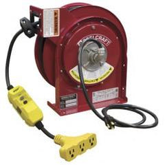 CORD REEL TRIPLE OUTLET GFCI - Apex Tool & Supply