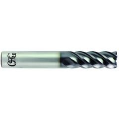 5/16 x 5/16 x 3/4 x 2-1/2 5Fl .015 C/R Carbide End Mill - TiALN - Apex Tool & Supply