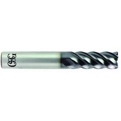 5/16 x 5/16 x 3/4 x 2-1/2 5Fl .015 C/R Carbide End Mill - TiALN - Apex Tool & Supply