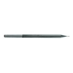 1/32 Dia. x 2-1/2 Overall Length 3-Flute Square End Solid Carbide SE End Mill-Round Shank-Center Cut-Amorphous Diamond - Apex Tool & Supply