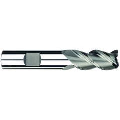 1/2X3-1/4 OAL 2FL .015R EM-UNC(W) - Apex Tool & Supply