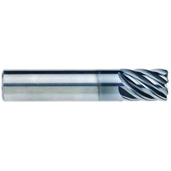 3/4" Dia. - 1" LOC - 3" OAL - 7 FL Carbide End Mill - AlCrNx - Apex Tool & Supply