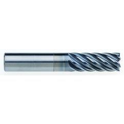 16mm Dia. - 34mm LOC - 92mm OAL - 1mm CR 7FL Carbide End Mill - AlCrNx - Apex Tool & Supply