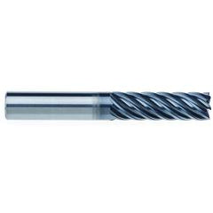 5/8" Dia. - 2-1/8" LOC - 4" OAL - 7 FL Carbide End Mill - AlCrNx - Apex Tool & Supply