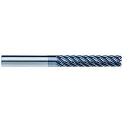 5/8" Dia. - 3-1/4" LOC - 6" OAL - 7 FL Carbide End Mill - AlCrNx - Apex Tool & Supply