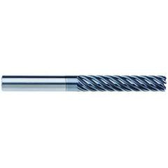1/2" Dia. - 2-1/8" LOC - 4" OAL - 7 FL Carbide End Mill - AlCrNx - Apex Tool & Supply