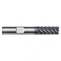 3/8" Dia. - 7/8 LOC - 2-1/2" OAL - .030 Radius 6 FL Carbide End Mill-AlTiN-x - Apex Tool & Supply