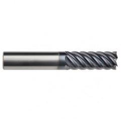 5/8" Dia. - 2-5/8" LOC - 5" OAL - 6 FL Carbide End Mill-AlTiN-x - Apex Tool & Supply