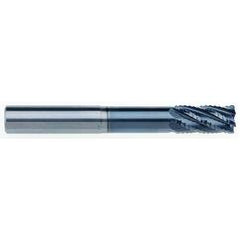 1/2" Dia. - 1" LOC - 4" OAL - .030 CR 6FL Carbide End Mill - AlCrNx - Apex Tool & Supply