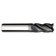 3/8 Dia. x 2-1/2 Overall Length 4-Flute Square End Solid Carbide SE End Mill-Round Shank-Center Cut-AlCrN-X - Apex Tool & Supply