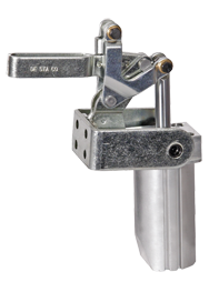 Vertical Pneumatic Cylinder - 375 lbs Holding Capacity; Bar Style U-Shape - Apex Tool & Supply
