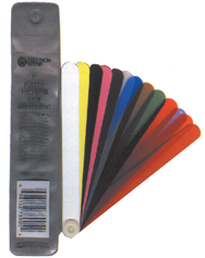 Set of 13 - .001 to .030 Thickness - 12" Blade Length - Plastic Thickness Gage Fan Blade Assortments - Apex Tool & Supply