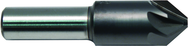 1/2 HSS 6 Flute Countersink 82 Deg Blaze Coated - Apex Tool & Supply