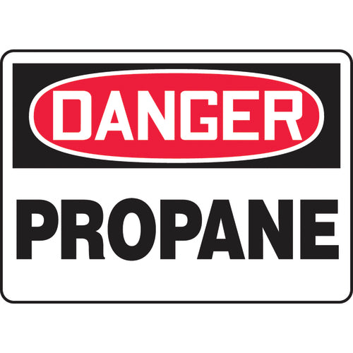Sign, Danger Propane, 10″ × 14″, Vinyl - Apex Tool & Supply