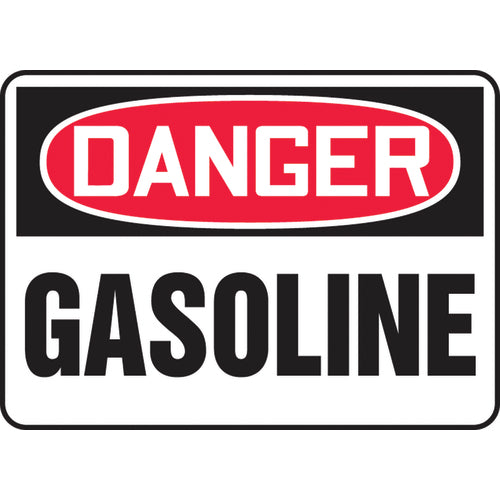 Sign, Danger Gasoline, 7″ × 10″, Vinyl - Apex Tool & Supply