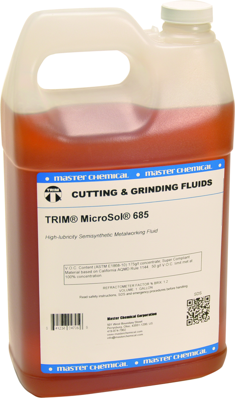 1 Gallon TRIM® MicroSol® 685 High Lubricity Semi-Synthetic Metalworking Fluid - Apex Tool & Supply